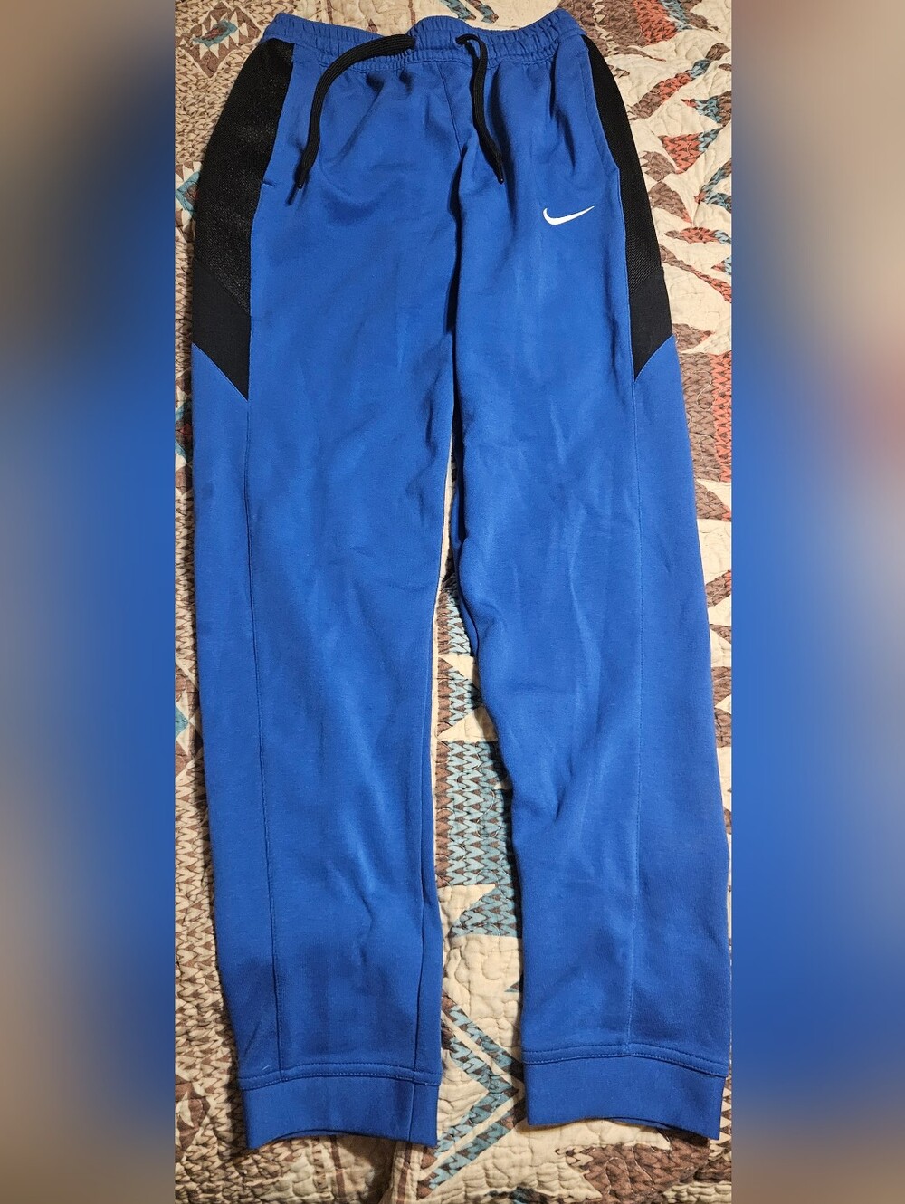 Nike Royal Blue & Black Athletic Jogger Pants